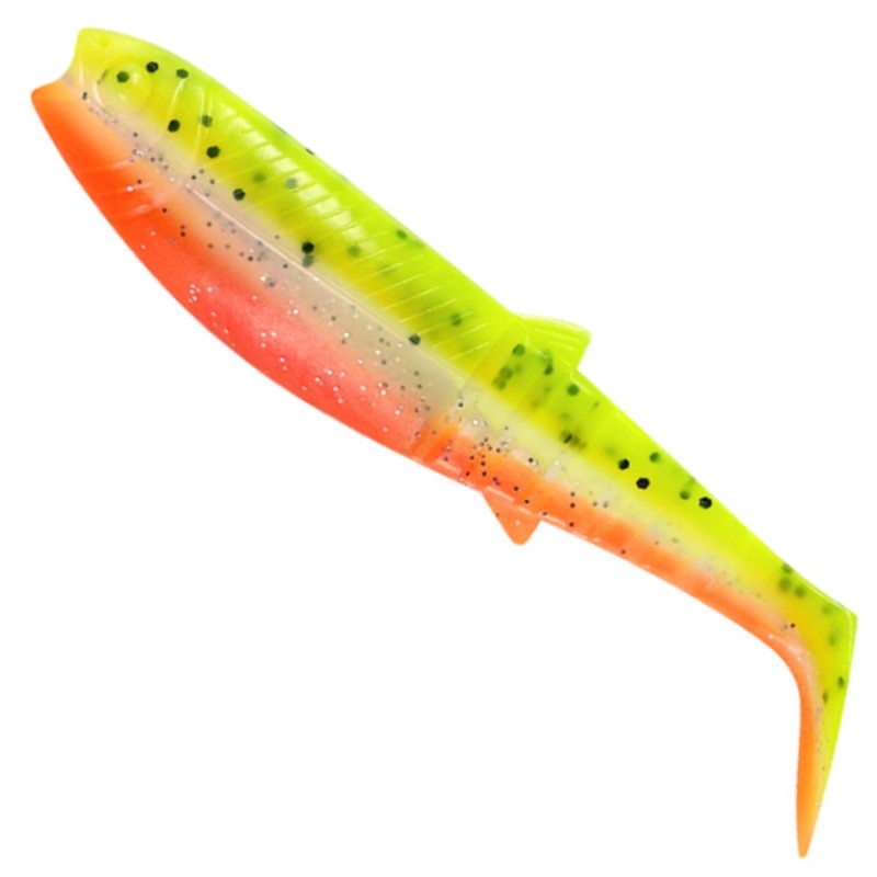 Savage Gear Cannibal Shad B 8CM 5G Lemon Cracker – skuteczna guma UV na drapieżniki