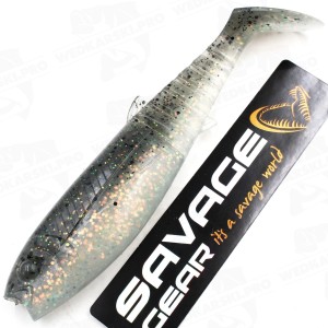 Guma Savage Gear Cannibal Shad 12.5 cm 20 g Holo Baitfish – Realistyczna guma na sandacza i szczupaka