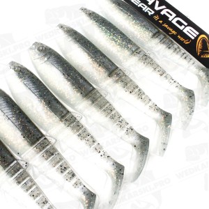 Guma Savage Gear Cannibal Shad 12.5 cm 20 g Holo Baitfish – Realistyczna guma na sandacza i szczupaka