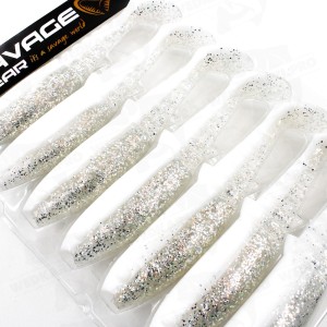 Guma Savage Gear Cannibal Shad 12.5 cm 20 g White Flash – Skuteczna przynęta na sandacza i szczupaka