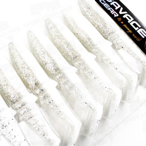 Guma Savage Gear Cannibal Shad 12.5 cm 20 g White Flash – Skuteczna przynęta na sandacza i szczupaka