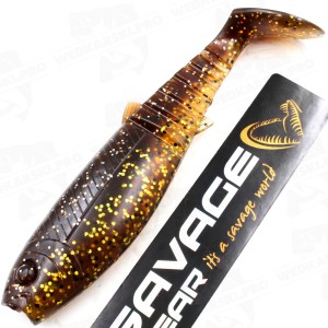 Savage Gear Cannibal Shad 12.5cm Motoroil UV – skuteczna guma na drapieżniki