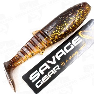Savage Gear Cannibal Shad 12.5cm Motoroil UV – skuteczna guma na drapieżniki