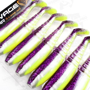 Savage Gear Cannibal Shad 12.5cm Purple Glitter Bomb – skuteczna guma na drapieżniki