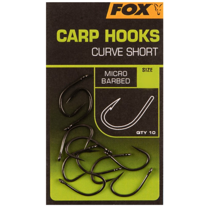 FOX Haczyki Karpiowe CURVE SHANK SHORT r. 2