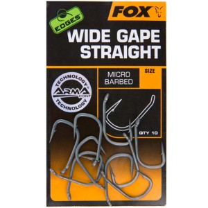 Haczyki Fox Edges Wide Gape Straight roz. 8