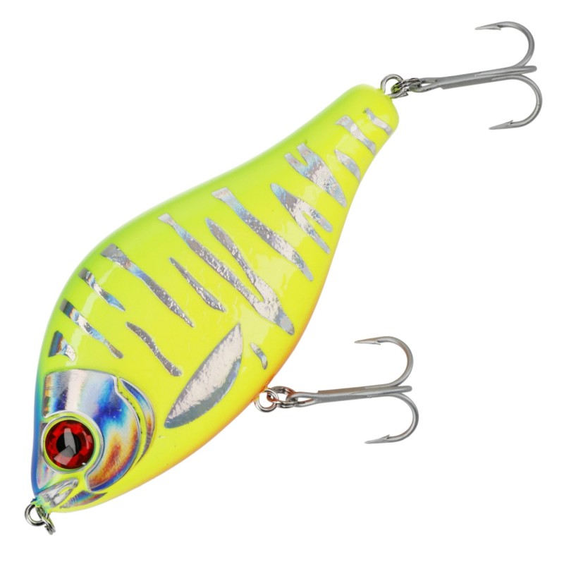 Wobler Mikado MFT Jerk 13 cm Holo Tiger – holograficzny jerk na duże szczupaki