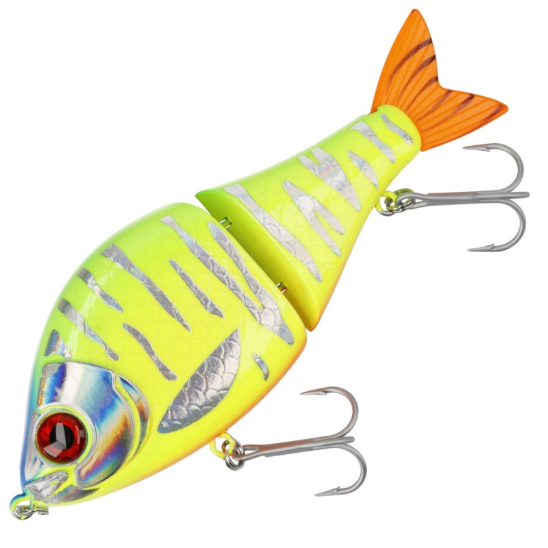 Wobler Mikado MFT Swimbait 10 cm Holo Tiger – holograficzny swimbait na szczupaka