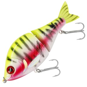 Wobler Mikado MFT Swimbait 13 cm Lemon Tiger – Skuteczny Swimbait na Szczupaka
