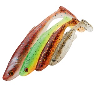 Savage Gear Fat Minnow T-tail 9CM 7G Motoroil UV – skuteczna guma na sandacza i okonia