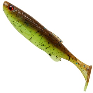 Savage Gear Fat Minnow T-tail 10.5CM 11G Chartreuse Pumpkin – skuteczna guma na sandacza i szczupaka