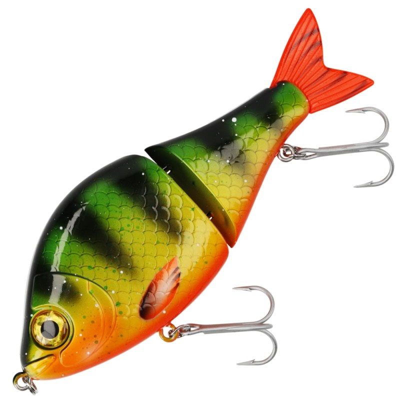 Wobler Mikado MFT Swimbait 13 cm Hot Perch – Skuteczny Swimbait na Szczupaka