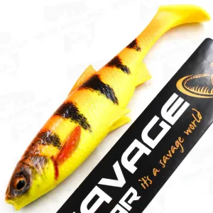 Guma Savage Gear 3D River Roach 10 cm 10 g Golden Ambulance – skuteczna guma w jaskrawych barwach