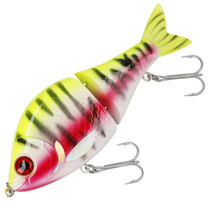 Wobler Mikado MFT Swimbait 7cm Lemon Tiger – wolno tonący na szczupaki i okonie