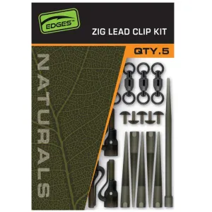 Fox Naturals Zig Lead Clip Kit zestaw zig rig