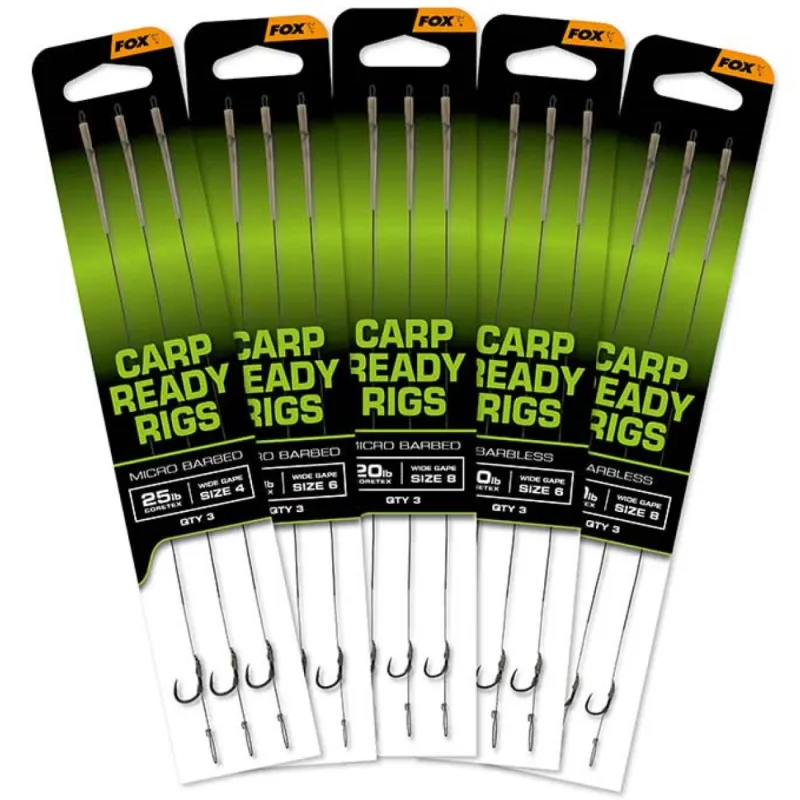 Fox Przypony nr 8 EOS Barbless Ready Rigs Wide Gape