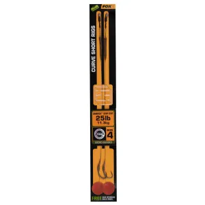 Przypony Karpiowe Fox Edges Curve Short nr 4