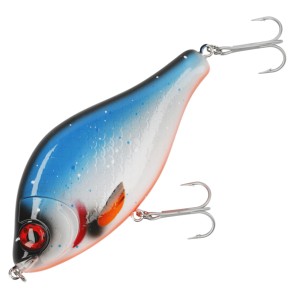 Wobler Mikado MFT Jerk 7 cm Blue Roach – realistyczny tonący jerk na szczupaka