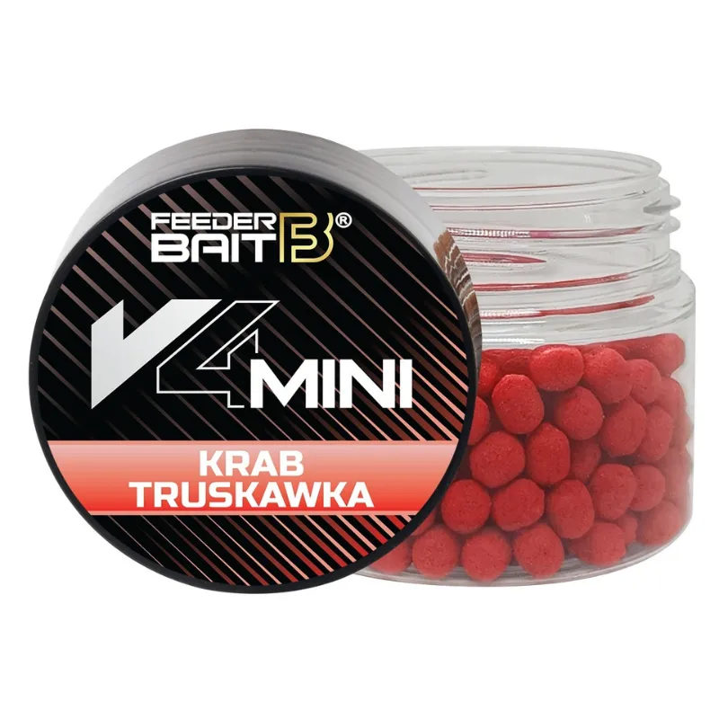 Wafter Feeder Bait V4 Mini Krab & Truskawka 4 mm – Przynęta do method feedera
