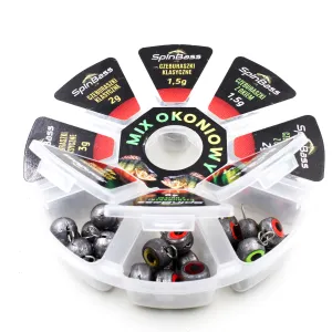 Karuzela zestaw Czeburaszka 80x mix Okoń SpinBass
