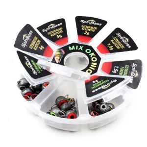 Karuzela zestaw Czeburaszka 80x mix Okoń SpinBass