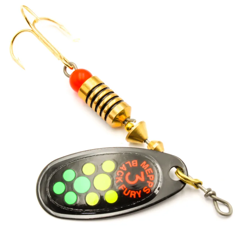 Błystka Mepps BLACK FURY Firetiger nr 3 – skuteczna obrotówka na szczupaki i okonie