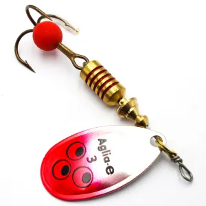 Mepps Aglia-E czerwona nr 3 – błystka UV na szczupaka i okonia