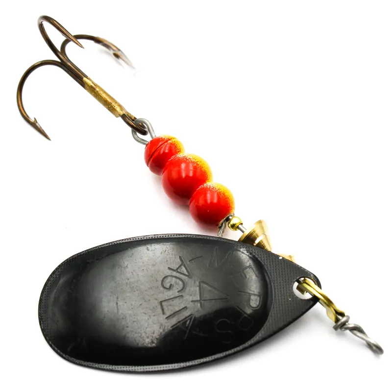 Mepps Aglia czarna nr 4 – błystka obrotowa na szczupaka i okonia