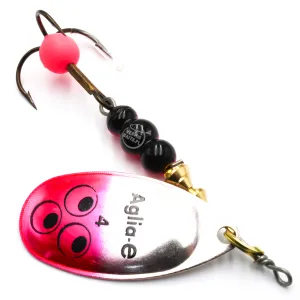 Mepps Aglia-E różowa nr 4 – błystka UV na szczupaka i sandacza