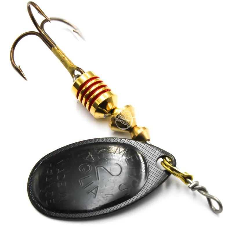 Błystka Obrotówka Mepps Aglia Czarna nr 2 – klasyka skuteczności