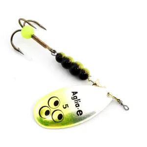 Mepps Aglia-E seledynowa nr 5 – błystka obrotowa UV na duże drapieżniki