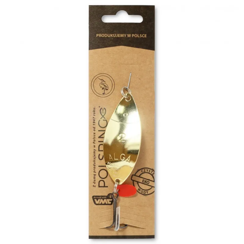 Błystka Polsping Alga 2 – 21g Mosiądz | Klasyczna błystka na szczupaka i sandacza
