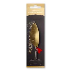 Błystka Polsping Alga 2 – 23g Czysty Mosiądz | Klasyczna błystka na szczupaka i suma