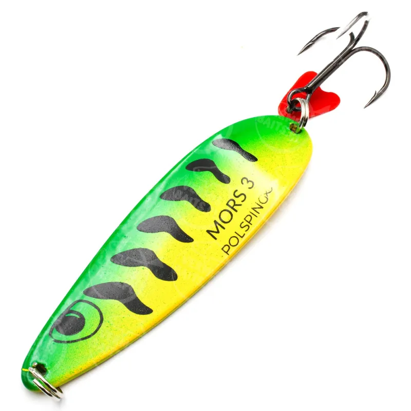 Polsping Mors 3 25g Green Tiger – błystka na szczupaka i sandacza