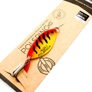 Polsping Alga 1 13g Yellow Tiger – klasyczna błystka na szczupaka