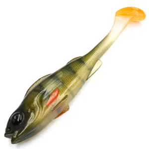 Guma Mikado Real Fish Perch 8cm Natural Perch – realistyczna guma na okonie, szczupaki i sandacze