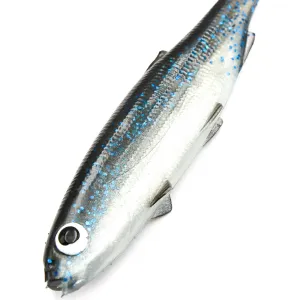 Guma Mikado Real Fish Roach 7cm Blue Bleak – błękitna imitacja płoci z aromatem krewetkowym