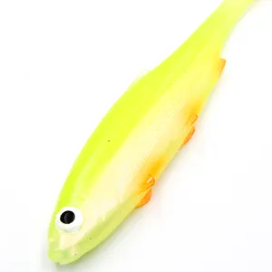 Guma Mikado Real Fish Roach 7cm Lime Back – realistyczna guma z limonkowym grzbietem