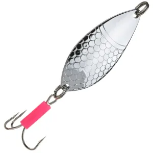 Błystka Wahadłówka Mikado Alga 0/10g Srebro – skuteczna mini przynęta na okonia i pstrąga