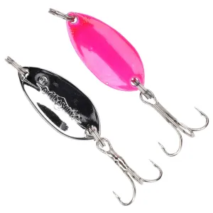 Błystka wahadłowa Trout Mini 2.2 cm / 1.4 g 08 – różowo-srebrna mikrowahadłówka na pstrągi i okonie