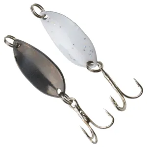 Błystka wahadłowa Trout 2.2 cm / 1.4 g Biało-Czarna – skuteczna mikrowahadłówka na pstrągi i okonie