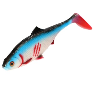 Guma Mikado MFT Roach 15cm Bleeding Blue – skuteczna przynęta na szczupaka i sandacza