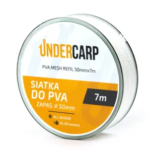 Siatka PVA Zapas 50 mm 7 m Undercarp – idealna do dużych porcji zanęty