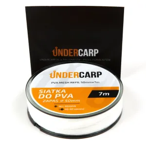 Siatka PVA Zapas 50 mm 7 m Undercarp – idealna do dużych porcji zanęty