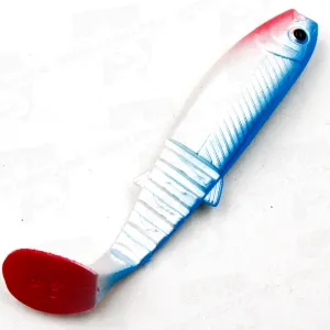 Savage Gear Cannibal Shad 8 cm 5 g Blue Pearl – skuteczna guma na okonia i sandacza