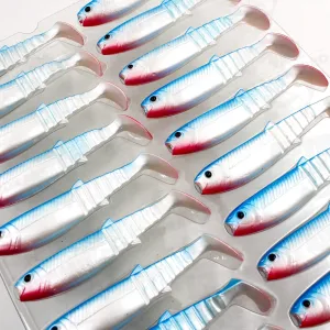 Savage Gear Cannibal Shad 8 cm 5 g Blue Pearl – skuteczna guma na okonia i sandacza