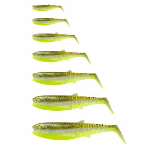 Savage Gear Cannibal Shad 8 cm 5 g Blue Pearl – skuteczna guma na okonia i sandacza