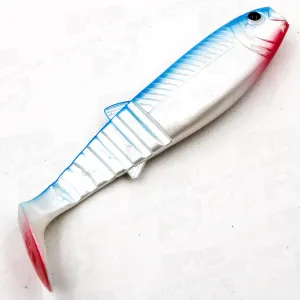 Savage Gear Cannibal Shad 10 cm 9 g Blue Pearl – skuteczna guma na sandacza i okonia