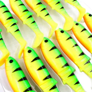 Savage Gear Cannibal Shad 12,5 cm 20 g Firetiger – skuteczna guma na szczupaka i sandacza