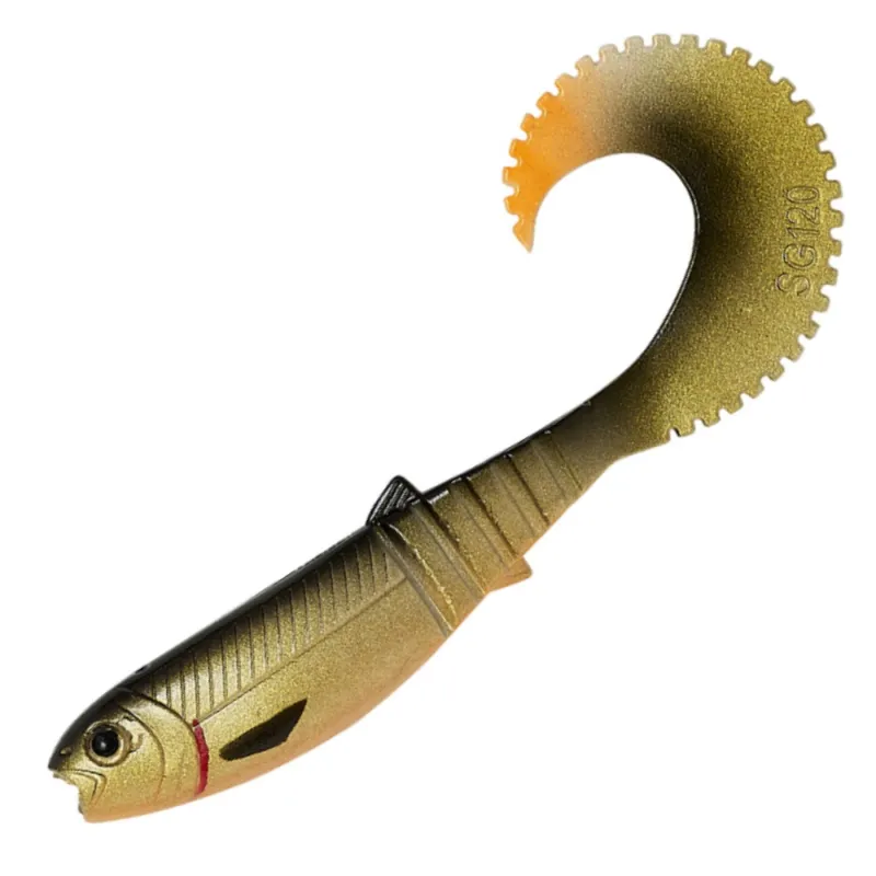 Guma Savage Gear Cannibal Curltail 10 cm Dirty Roach – Skuteczna na szczupaka i okonia